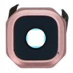Camera Lens Glass With Frame For Samsung Galaxy A7 2016 Pink By - Maxbhi Com