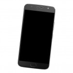 Camera Lens Glass with Frame for Motorola Moto G5 Plus Black