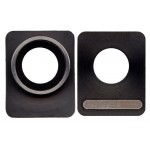 Camera Lens Glass With Frame For Apple Iphone 4s White By - Maxbhi Com