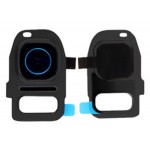 Camera Lens Glass with Frame for Samsung Galaxy S7 Black