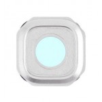 Camera Lens Glass With Frame For Samsung Galaxy A9 Pro 2016 White By - Maxbhi Com