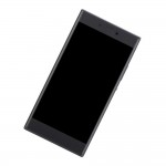 Camera Lens Glass with Frame for Sony Xperia R1 Plus Black