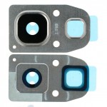 Camera Lens Glass With Frame For Samsung Galaxy A7 2017 Peach By - Maxbhi Com
