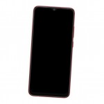 Camera Lens Glass with Frame for Samsung Galaxy A03 Red