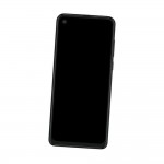 Camera Lens Glass with Frame for Motorola One Action Black