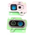 Camera Lens Glass With Frame For Samsung Galaxy Tab S7 Fe Pink By - Maxbhi Com