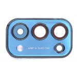Camera Lens Glass With Frame For Oppo Reno5 5g Blue By - Maxbhi Com