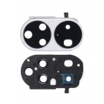 Camera Lens Glass With Frame For Huawei P50 Pro White By - Maxbhi Com