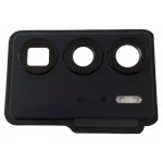 Camera Lens Glass With Frame For Zte Axon 40 Ultra Black By - Maxbhi Com