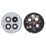 Camera Lens Glass With Frame For Huawei Mate 50 Silver By - Maxbhi Com