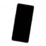 Camera Lens Glass with Frame for Oppo A91 Black