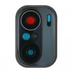 Camera Lens Glass With Frame For Xiaomi Redmi K40 Pro Black By - Maxbhi Com