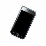 Camera Lens Glass with Frame for Samsung I9000 Galaxy S Black