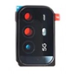 Camera Lens Glass With Frame For Oppo A95 5g White By - Maxbhi Com