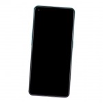 Camera Lens Glass with Frame for Oppo A95 5G Black