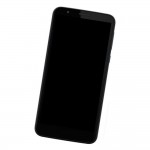Camera Lens Glass with Frame for Motorola Moto E6 Black