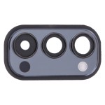 Camera Lens Glass With Frame For Oppo Reno 4 5g Black By - Maxbhi Com