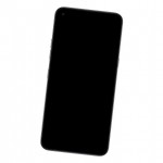 Camera Lens Glass with Frame for LG Q61 Black