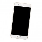 Camera Lens Glass with Frame for Oppo R11 Black