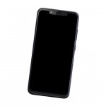 Camera Lens Glass with Frame for Infinix Hot 6X Black