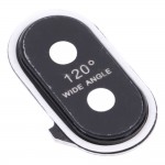 Camera Lens Glass with Frame for Asus Zenfone 5 Lite ZC600KL Black