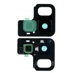 Camera Lens Glass With Frame For Samsung Galaxy A5 2018 White By - Maxbhi Com