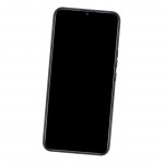 Camera Lens Glass with Frame for Gionee S12 Black