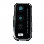 Camera Lens Glass With Frame For Vivo Y30g Black By - Maxbhi Com