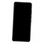 Camera Lens Glass with Frame for Wiko View 5 Black