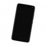 Camera Lens Glass with Frame for BQ Aquaris V Black
