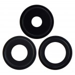 Camera Lens Glass with Frame for Apple iPhone 14 Pro Max Black
