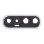 Camera Lens Glass With Frame For Oppo Reno 3 Pro 5g White By - Maxbhi Com