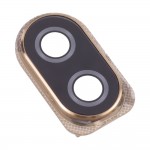 Camera Lens Glass With Frame For Asus Zenfone 4 Max Zc520kl Gold By - Maxbhi Com