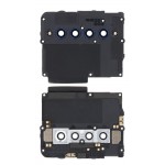 Camera Lens Glass with Frame for TCL 10 Plus Black