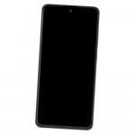 Camera Lens Glass with Frame for I Kall Z14 Black