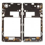 Middle Frame Ring Only For Sony Ericsson Xperia L S36h White By - Maxbhi Com