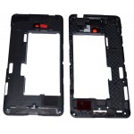 Middle Frame Ring Only For Nokia Lumia 630 Dual Sim Rm978 Black By - Maxbhi Com