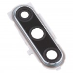 Camera Lens Glass With Frame For Huawei Enjoy 10 Plus White By - Maxbhi Com