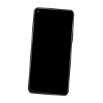 Camera Lens Glass with Frame for Vivo iQOO U1 Black
