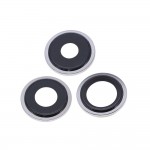 Camera Lens Glass With Frame For Apple Iphone 13 Pro Max White By - Maxbhi Com