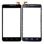 Touch Screen Digitizer For Intex Aqua I7 Black By - Maxbhi Com