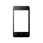 Touch Screen Digitizer For Lava Iris 350m Black By - Maxbhi.com
