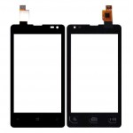 Touch Screen Digitizer For Microsoft Lumia 435 Black By - Maxbhi Com