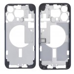 Lcd Frame Middle Chassis For Apple Iphone 15 Pro Max Blue By - Maxbhi Com