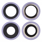 Camera Lens Glass With Frame For Apple Iphone 12 Mini Purple By - Maxbhi Com