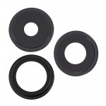 Camera Lens Glass With Frame For Apple Iphone 15 Pro Black By - Maxbhi Com