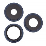 Camera Lens Glass With Frame For Apple Iphone 15 Pro Blue By - Maxbhi Com