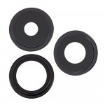 Camera Lens Glass With Frame For Apple Iphone 15 Pro Max Black By - Maxbhi Com