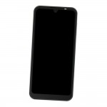 Camera Lens Glass with Frame for Tecno Pop 6 Black