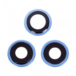 Camera Lens Glass With Frame For Apple Iphone 12 Pro Blue By - Maxbhi Com